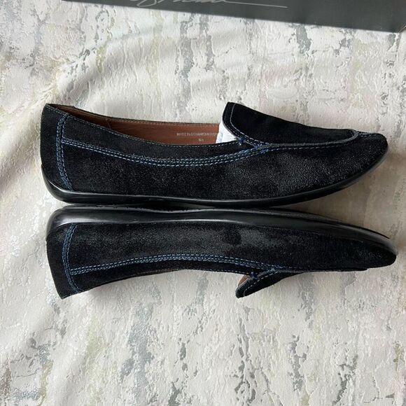 Donald Pliner Black Suede Sport Loafer - Picture 10 of 12